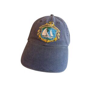 Latitudes & Attitudes Embroidered‎ Blue Cap With Adjustable Strap By HeadShot